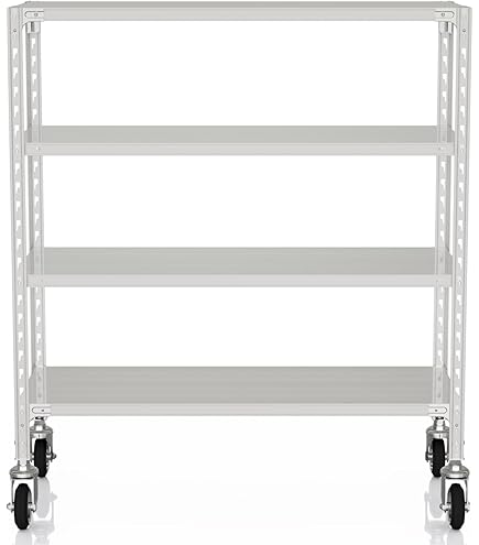 Amazon｜タイガーラック 【移動が簡単キャスター付】 業務用 スチール